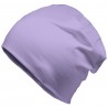Winter hat with fleece lining - mod.3002:Long, lilac, Cotton